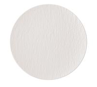 Villeroy & Boch Plato Manufacture Rock Gourmet Ø32 cm Apto para lavavajillas y microondas Blanco