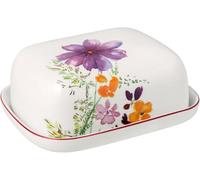 Villeroy & Boch – Mantequera con tapa Mariefleur Basic, porcelana, apta microondas y lavavajillas