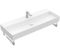 Villeroy & Boch Memento 2.0 - Lavabo 120x47 cm, con rebosadero, orificio para el grifo, blanco alpino 4A22C501