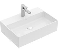 Villeroy & Boch Memento 2.0: Lavabo de encimera de 50 cm con orificio para grifo, sin desbordamiento