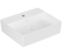 Villeroy & Boch Memento 2.0: Lavabo de encimera de 50 cm con orificio para grifo, sin desbordamiento