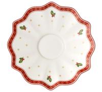 Villeroy & Boch Platillopara taza Toy's Delight Ø17.5 cm Blanco-rojo