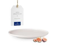Villeroy & Boch Plato llano Afina Ø27 cm Blanco – Porcelana premium, apto lavavajillas y microondas
