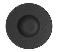 Villeroy & Boch Plato hondo Manufacture Rock Ø28 cm negro