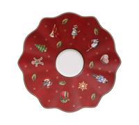 Villeroy & Boch Plato para taza espresso Toy's Delight Porcelana Ø13 cm Blanco-rojo