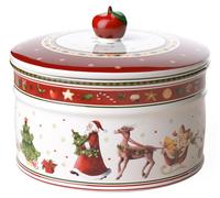 Villeroy & Boch, recipiente para galletas "Winter Bakery Delight", grande, 13 x 17 cm, color rojo, referencia 1486124526, código EAN 4003686163836