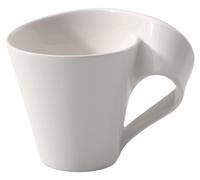 Villeroy & Boch, set de 6 tazas NewWave Caffè, pequeñas, con asa, de porcelana premium blanca, referencia 1024849631