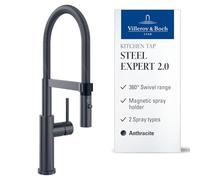 Villeroy & Boch Steel Expert 2.0 grifo de cocina de pie antracita 92800005