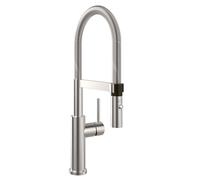 Villeroy & Boch Grifo de cocina Steel Expert 2.0 928000LC – acero inoxidable, brazo flexible