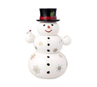 Villeroy & Boch Tarro muñeco de nieve Christmas Toy's Memory 4 piezas Blanco