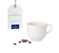Villeroy & Boch - Taza de café Afina de porcelana premium, taza para café y té, fabricada en Alemania, apta para lavavajillas y microondas, apilable, blanca