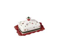 Villeroy & Boch - Toy's Delight mantequera, 19 x 16 x 11,5 cm, porcelana dura, mantequera, lavar a mano, recipiente para mantequilla en almuerzos y fiestas