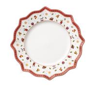 Villeroy & Boch Plato Toy's Delight Ø29 blanco-rojo