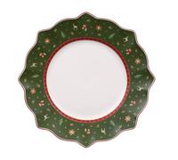Villeroy & Boch Toy's Delight Plato De Comida Verde 29 Cm Vajilla Navideña