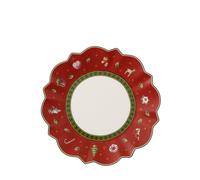 Villeroy & Boch Toy's Delight Plato De Pan Rojo 17 Cm Vajilla Navideña