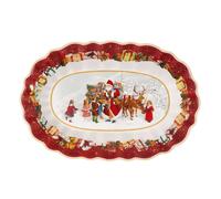 Villeroy & Boch Toy's Fantasy Cuenco Ovalado Grande Santa Y Niños 30,5 Cm