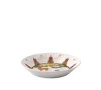 Villeroy & Boch - Toy's Fantasy cuenco pequeño, cuenco navideño pequeño de porcelana, decoración de muñeco de nieve y animales, fuente para servir, cuenco de cerámica, plato hondo navideño