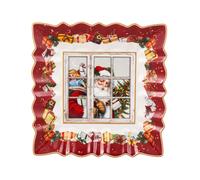 Villeroy & Boch Toy's Fantasy Plato Cuadrado Santa 23,5 Cm Vajilla Navideña