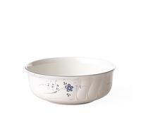 Villeroy & Boch Vieux Luxembourg Ensaladera Redonda, 24 cm, Porcelana Premium, Blanco/Azul