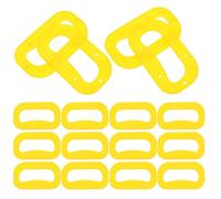 VILLFUL 100 Piezas Asas de Transporte de Plástico Amarillo para Caja de