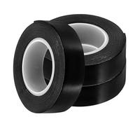VILLFUL Cinta Aislante de Caucho Autoadherente 3 Rollos Negra Resistente Alta Temperatura para Reparación Tuberías y Cables Uso Doméstico E Industrial
