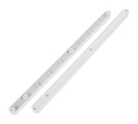 VILLFUL Guías para Cajones Plástico 2 Piezas Blanco Estilo Simple y Deslizantes para Cajones de Cocina Fácil Montaje