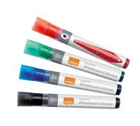 Viltstift nobo pizarra blanca liquid ink drymarker schuin assorti 4 mm