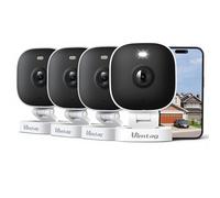 VIM TAG 2,5K Cámara Vigilancia WiFi Exterior/Interior - Camaras Vigilancia Domicilio WiFi Seguridad IP65, Visión Nocturna Color, Detección Humana, Sirena, 24/7 Grabación Continua, Compatible Alexa