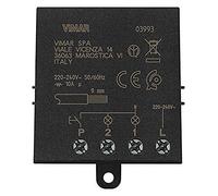 Vimar 03993 módulo relé magnético Quid para luces de impulsos secuenciales ON/OFF, 1 ingr botón NO, 2 salidas secuenciales de relé NO 10 A 220-240 V ~ 50/60 Hz