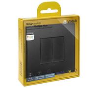 Vimar 0K03906.07 Arké Kit Interruptor inteligente Friends of Hue, contenido: mando, soporte de montaje, 2 teclas, placa 2 módulos negro