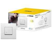 Vimar 0K19592.01 Arké Kit conmutador conectado compatible con Alexa, kit plug & play para dispositivo en Zigbee Hub, requiere un cable neutro, blanco