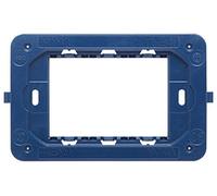 VIMAR 0R19913 Soporte Arké Fit 3 módulos con tornillos para cajas 3 módulos, azul