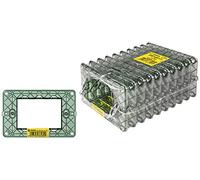 Vimar 0T14613 Plana Soporte 3 módulos, con tornillos, para cajas 3 módulos, 10 piezas