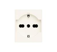 Vimar 30210.B Línea Toma SICURY universal estándar italiano P40, blanco, 2 m