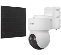 Vimar 46413.C Cámara PT IP 4G LTE a batería con panel solar 3 Mpx 2304 x 1296 IP65 ob 3 mm 120° visión nocturna a color, detección de movimiento con PIR filtro personas, notificaciones de aplicaciones