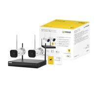 Vimar 46KIT.036C - Kit Wi-Fi 3MP, 2 cámaras bullet 3.6mm