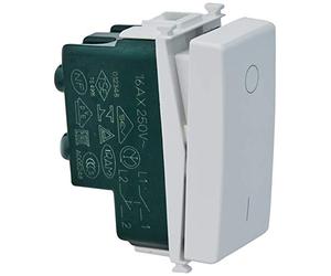 Vimar Interruptor illuminabile 2P 16 AX la serie plana blanco