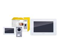 Vimar K40930 Kit videoportero de superficie para 1 familla con: videoportero LCD 7in altavoz con teclado capacitivo, Blanco & K40912 Pantalla adicional con teclado capacitivo LCD 7in. gris