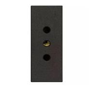 Vimar Line 30201.G - Toma de corriente P11 (2P+E, 10 A), color negro