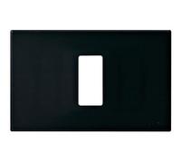 Vimar serie 8.000 - Placa 1 módulo aluminio presión serie 8000 negro