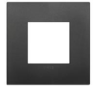 Vimar serie arke - Marco classic 2 módulos tecnopolimero negro