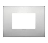 Vimar serie arke - Marco classic 3 módulos aluminio