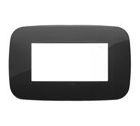 Vimar serie arke - Marco round 4 módulos tecnopolimero negro