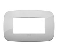 Vimar serie arke - Marco round 4 módulos tecnopolimero silver