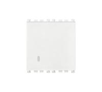 Vimar serie arke - Pulsador 1 polo no 10a 2 módulos bornes automático blanco