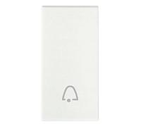 Vimar serie arke - Tecla 1 módulo simbolo timbre blanco