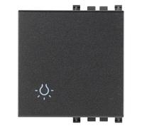 Vimar serie arke - Tecla 2 módulos simbolo luz gris