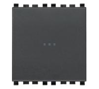 Vimar serie eikon - Interruptor axial 1 polo 16ax 2 módulos gris