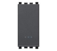 Vimar serie eikon - Pulsador 1 polo contacto cerrado 10a gris