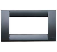 Vimar serie idea - Placa classica 4 módulo plastico idea gris grafito